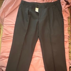 Dark navy men’s dress slacks